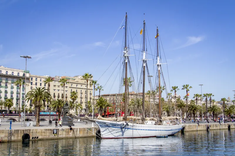Au port de Barcelone