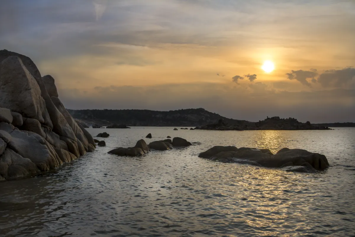 Coucher de soleil sur la Maddalena