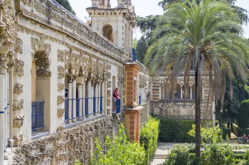 Des balcons à l'Alcázar