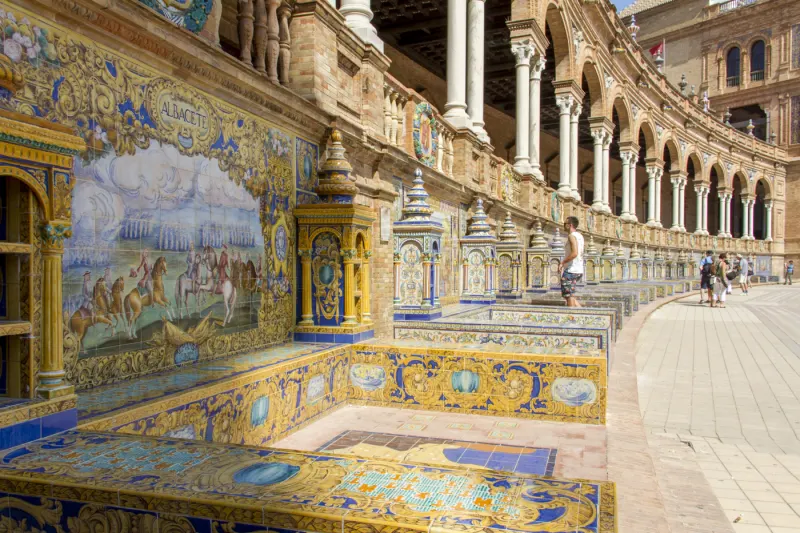 Mosaïques place d'Espagne