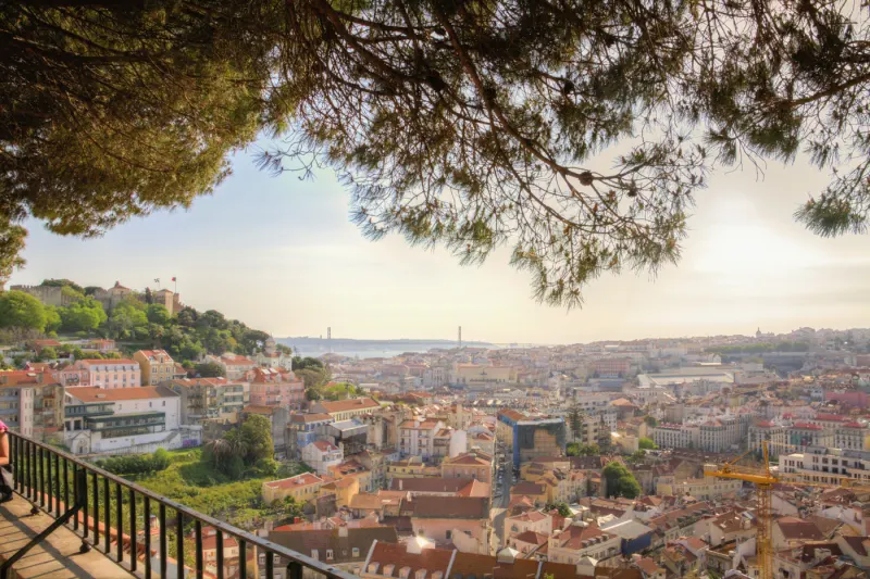 Vue sur Lisbonne depuis l'Alfama
