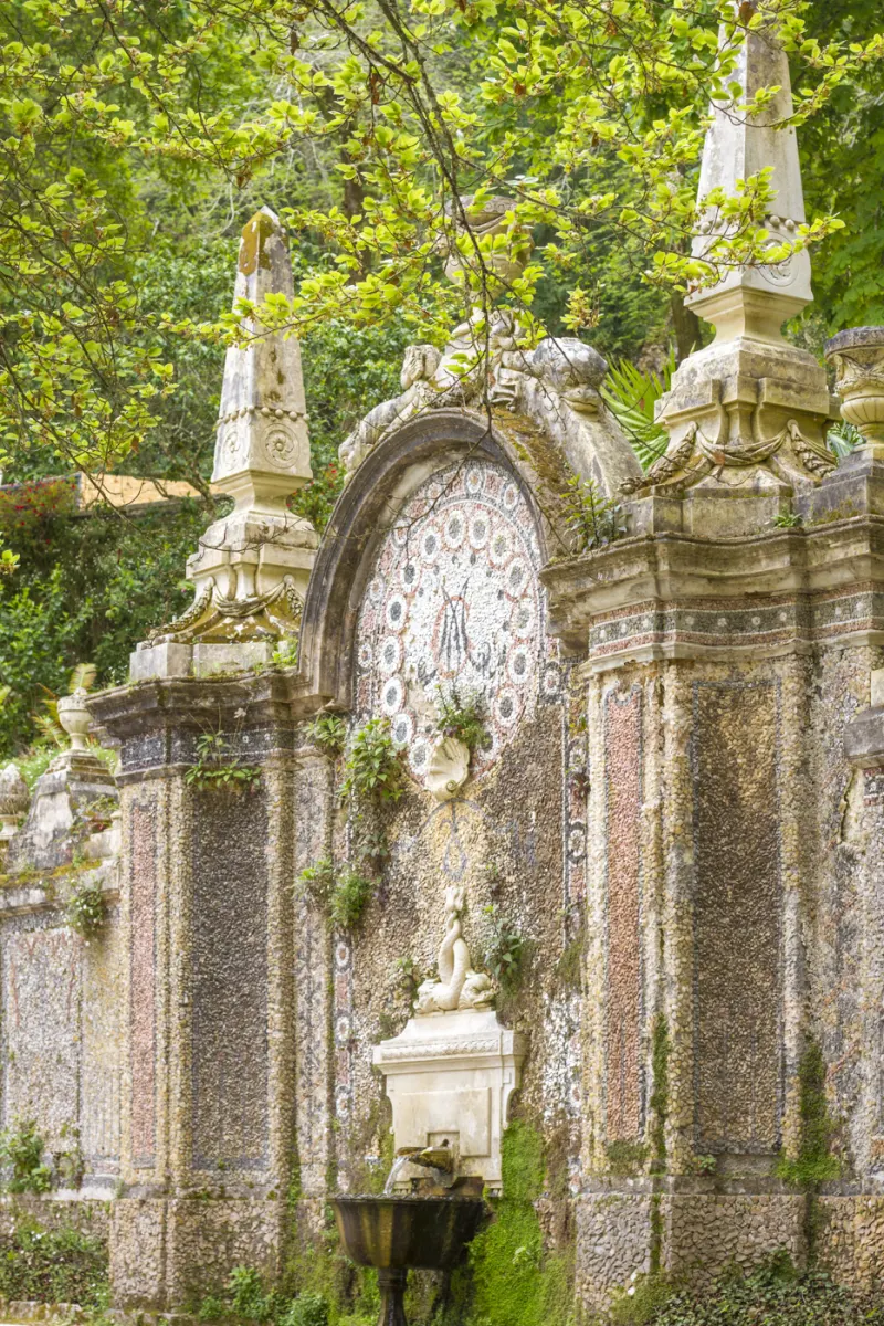 Fontaine à la Quinta da Regaleira
