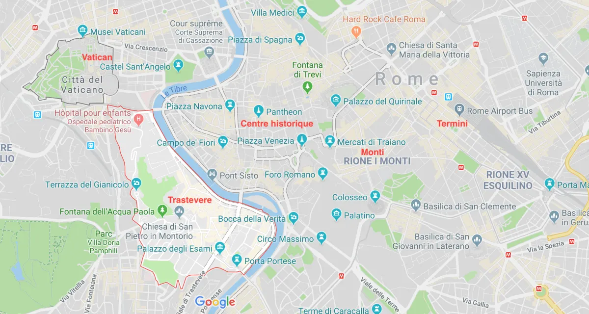 Carte de Rome