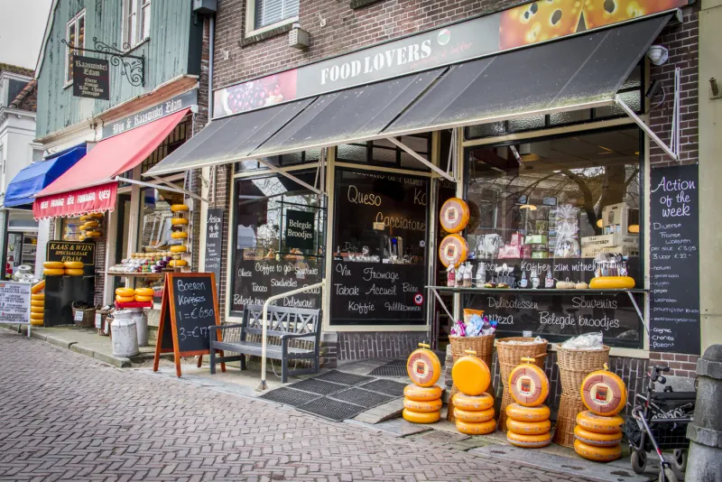 Magasin de fromage à Edam
