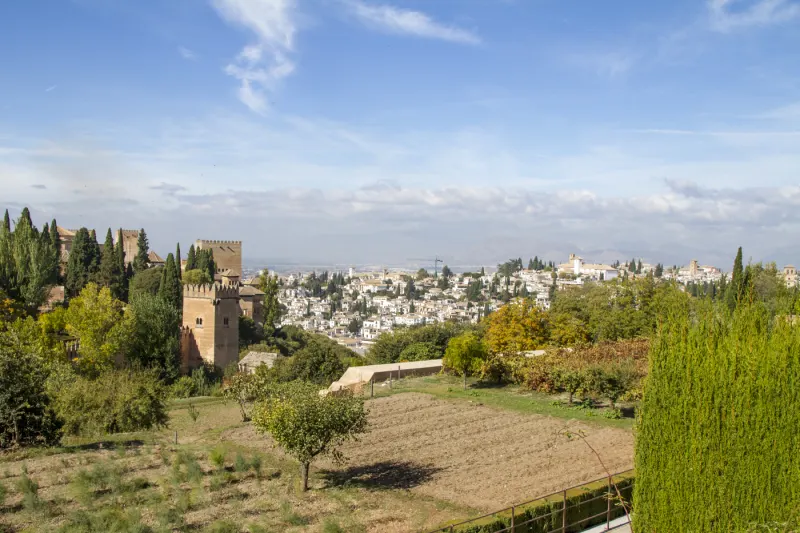 L'Albaycin vu depuis l'Alhambra