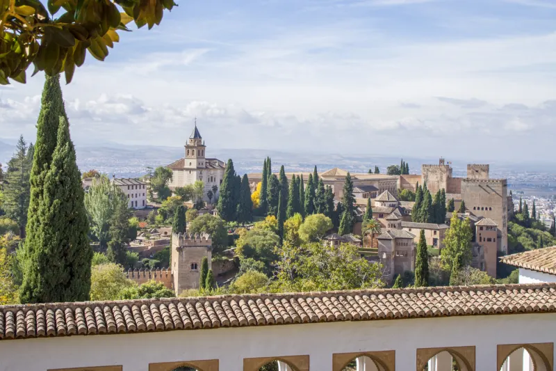 Dans les jardins du Generalife