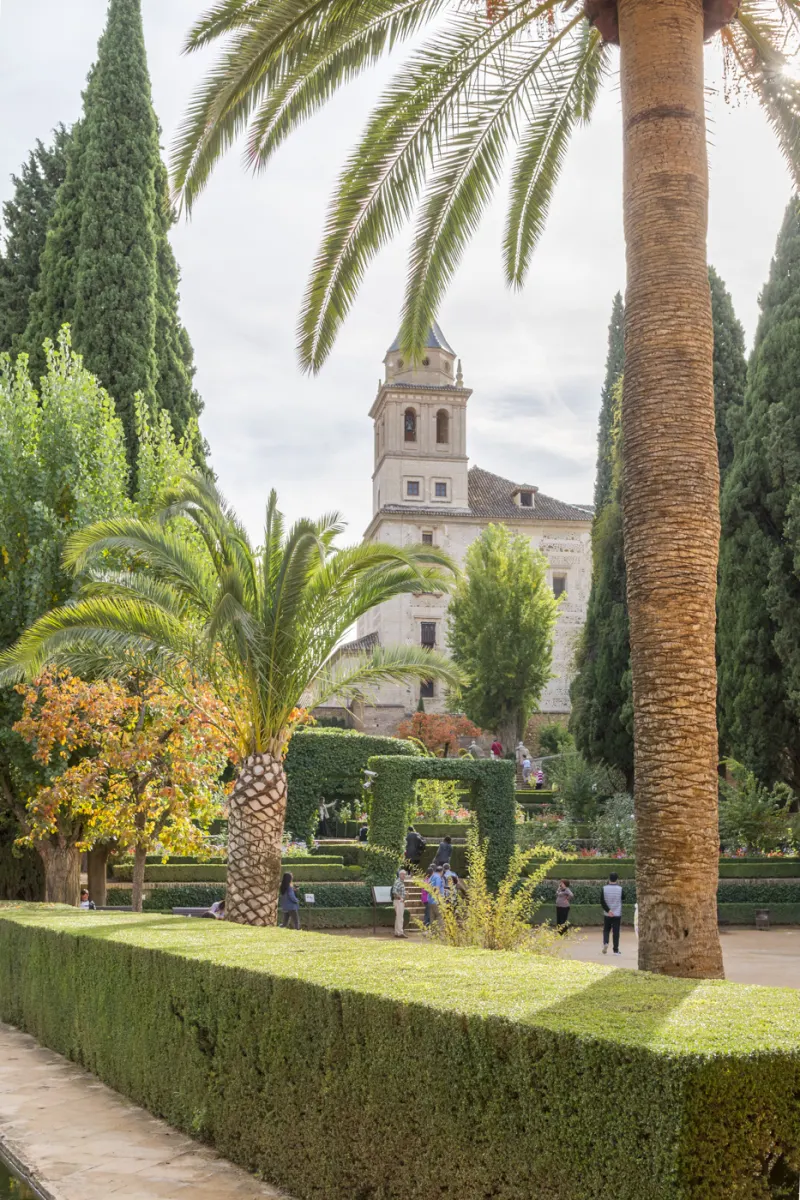 Dans les jardins de l'Alhambra