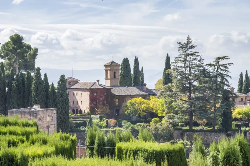 Dans les jardins du Generalife