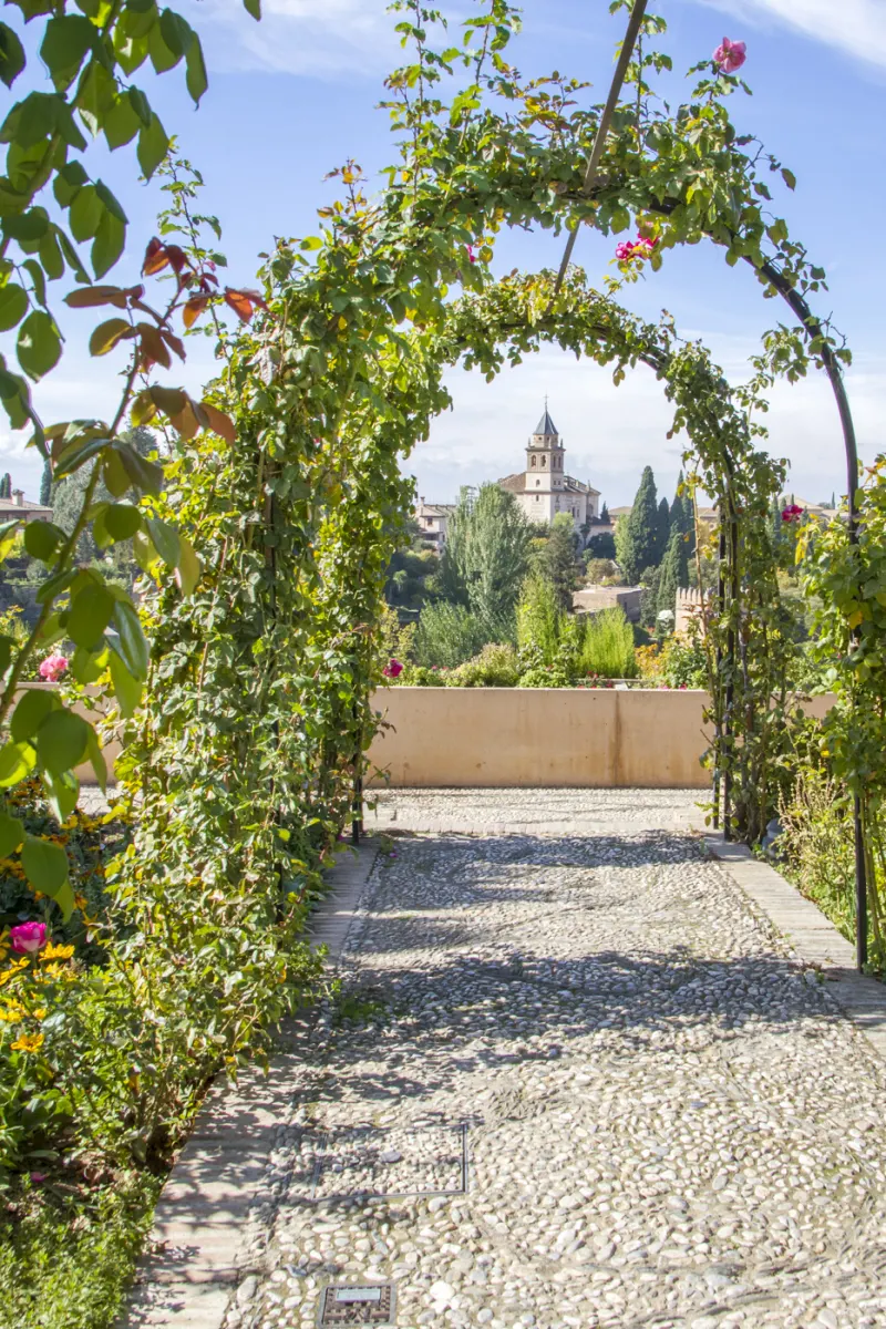 Dans les jardins du Generalife