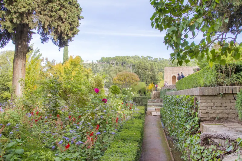 Dans les jardins de l'Alhambra