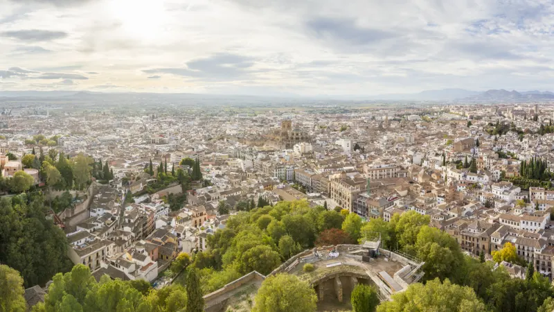 Panorama de Grenade depuis l'Alcazaba