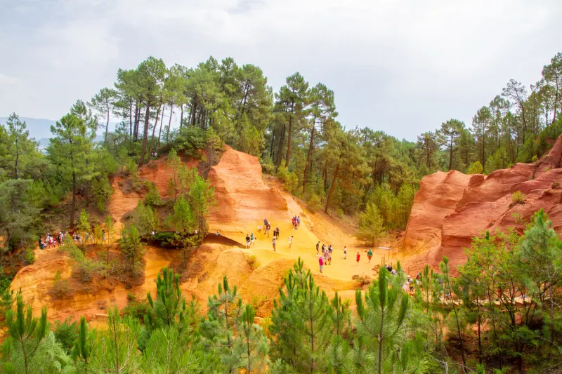 Sentier des Ocres à Roussillon