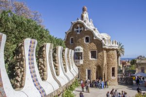 Maisonnée de Gaudi au parc Guell