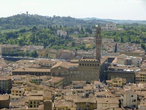 Palazzo Vecchio - vue depuis la coupole du Duomo