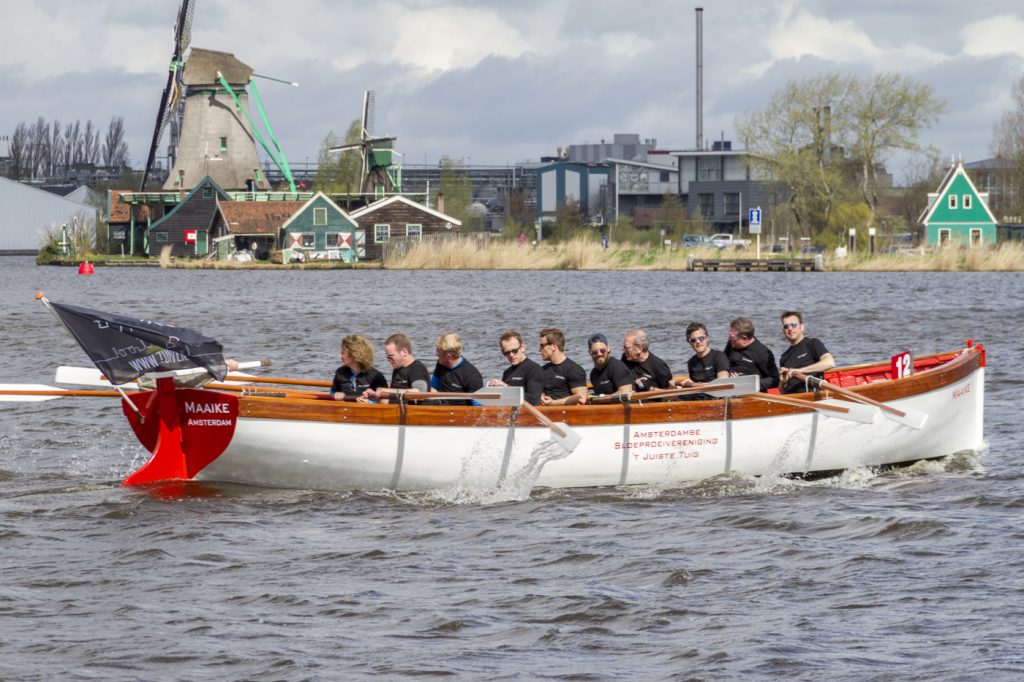 Aviron à Zaans Schans