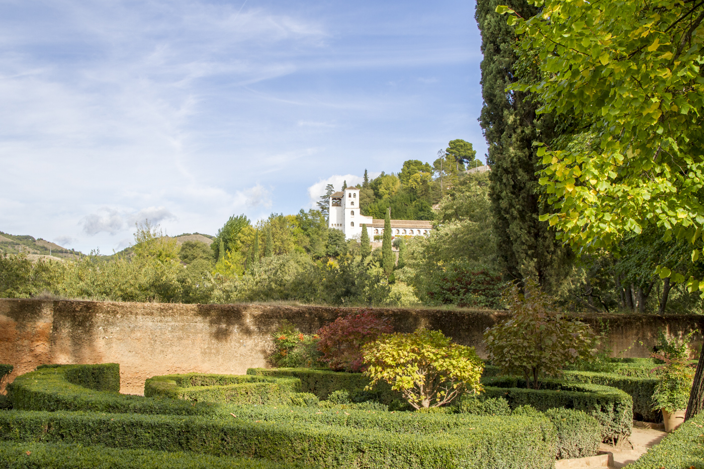Dans les jardins de l'Alhambra