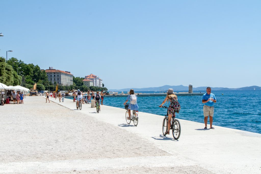 La promenade de Zadar