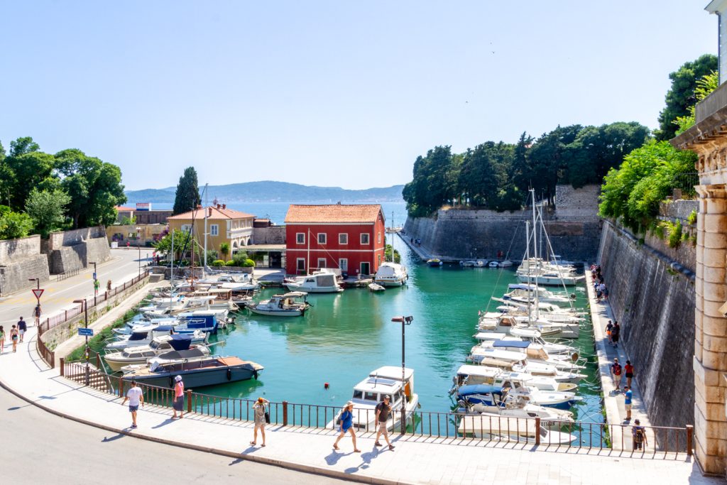 Port de plaisance à Zadar